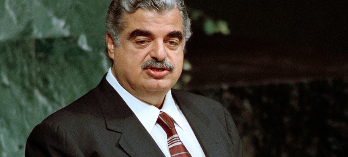Former Lebanese Prime Minister, the late Rafiq Hariri.