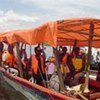 The distribution areas in central Katanga can only be reached by boat