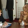 Ann Veneman and Liberian President Ellen Johnson Sirleaf