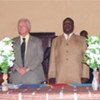 Ross Mountain, Deputy Special Representative of the Secretary-General (second from left)