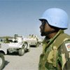 UN Peacekeeper on patrol