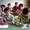 Afghan refugees attending school in Dushanbe, Tajikistan