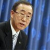 Le Secrétaire général de l'ONU, Ban Ki-moon.