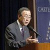 Secretary-General Ban Ki-moon addressing Atlanta gathering last night at Carter Center