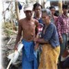 Survivors of Cyclone Nargis in the aftermath of the disaster