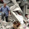 Searching for survivors in the aftermath of the devasting earthquake in China (16 May 2008)