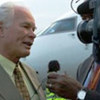 Ross Mountain briefs reporters on his visit to North Kivu