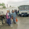 Des soldats britanniques à un point de passage de l'ONU en Bosnie (mai 1994).