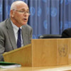 UN Special Representative Ian Martin briefs the press