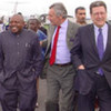 Special Representative, Alan Doss (right), in Goma for meetings