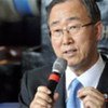 Secretary-General Ban Ki-moon addresses reporters at press conference