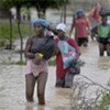 Some of the many affected by Gustav try to seek shelter