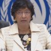 Le Haut commissaire des Nations Unies aux droits de l'homme, Navi Pillay.