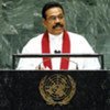 Le Président du Sri Lanka Mahinda Rajapaksa.