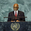 President Kalkot Mataskelekele of Vanuatu