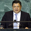 Foreign Minister Marat Tazhin of Kazakhstan