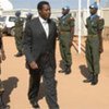 Head of AU fact-finding team,  former Burundian President Pierre Buyoya, arrives in El Fasher