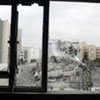 Damage to infrastructure in Gaza caused by aerial bombing