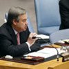 High Commissioner for Refugees António Guterres addresses the Security Council