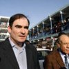 John Ging, UNRWA Director for Gaza, visits UN school damaged in Israeli attack on 7 Jan. '09. (AP Photo/Fadi Adwan)