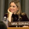 Mira Sorvino, UNODC's Goodwill Ambassador to Combat Human Trafficking