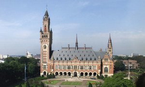 Siège de la Cour internationale de justice (CIJ) à La Haye.