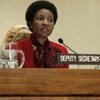 Deputy Secretary-General Asha-Rose Migiro addresses the opening session of the Commission on the Status of Women