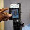 Voter registration photo shoot in Côte d'Ivoire