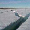 Melting sea-ice in the Arctic