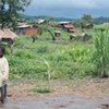 New brick houses dot Sebele village in South Kivu in the Democratic Republic of the Congo (DRC)