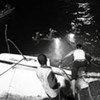 The boat carrying Somalis and Ethiopians reaches the pier at Steamer Point in Aden