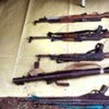 Small arms at a disarmament collection point in Akobo, Sudan