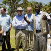 ECOSOC delegation members in Gonaïves, Haiti