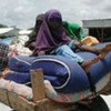 A displaced family in Somalia