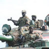 Southern Sudanese soldiers on parade in Juba