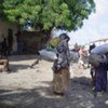 A family flees fighting in the Somali capital Mogadishu