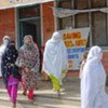 Women visit UNFPA-supported clinic in Pakistan serving internally displaced persons (IDPs)