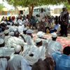 Community elders and youth and women’s group leaders in the West Darfur village of Seraf Jidad