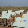 IDPs at UNHCR-provided tents in Swabi District, Pakistan (file)