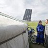 Secretary-General Ban Ki-moon (centre) meets with members of the Bayansonginot herder community in Mongolia