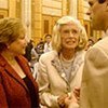 Ann Veneman (left) with Eunice Kennedy Shriver, founder of the Special Olympics