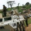 UN Blue Helmets on patrol in Orientale province, DRC