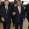 Secretary-General Ban Ki-Moon (second from left) and President Heinz Fischer of Austria (third from left)