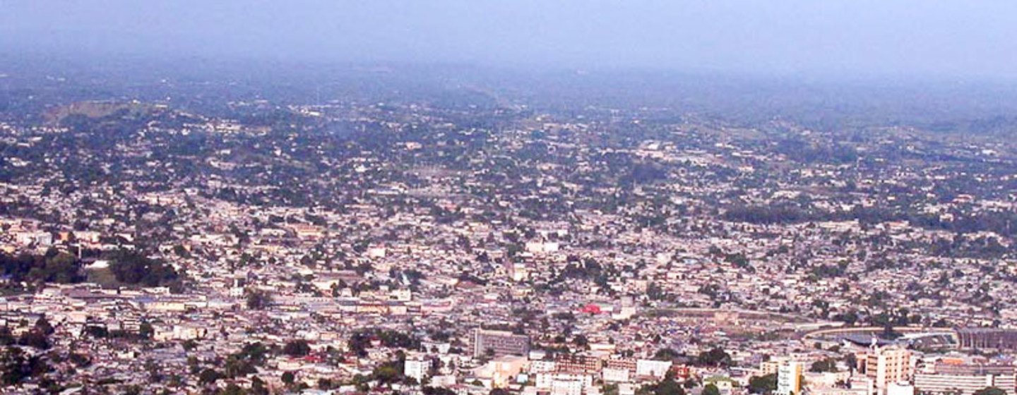 Vue aérienne de Libreville, la capitale du Gabon.