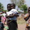 Children displaced by LRA attacks in Western Equatoria State, Sudan