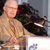 Norman Borlaug speaking at the Ministerial Conference and Expo on Agricultural Science and Technology in June 2003