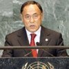 Kanat Saudabayev, Minister for Foreign Affairs of Kazakhstan, addresses General Assembly