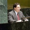 Le ministre cubain des affaires étrangères, Bruno Rodriguez Parrilla.