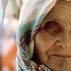 An elderly woman from Morocco