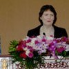 UNDP Administrator Helen Clark launches the 2009 Human Development Report in Bangkok